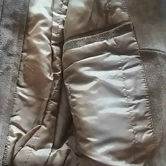 WEEKENDER Vintage  Mens jacket  suede Leather Sz M collar bomber - Picture 5 of 10